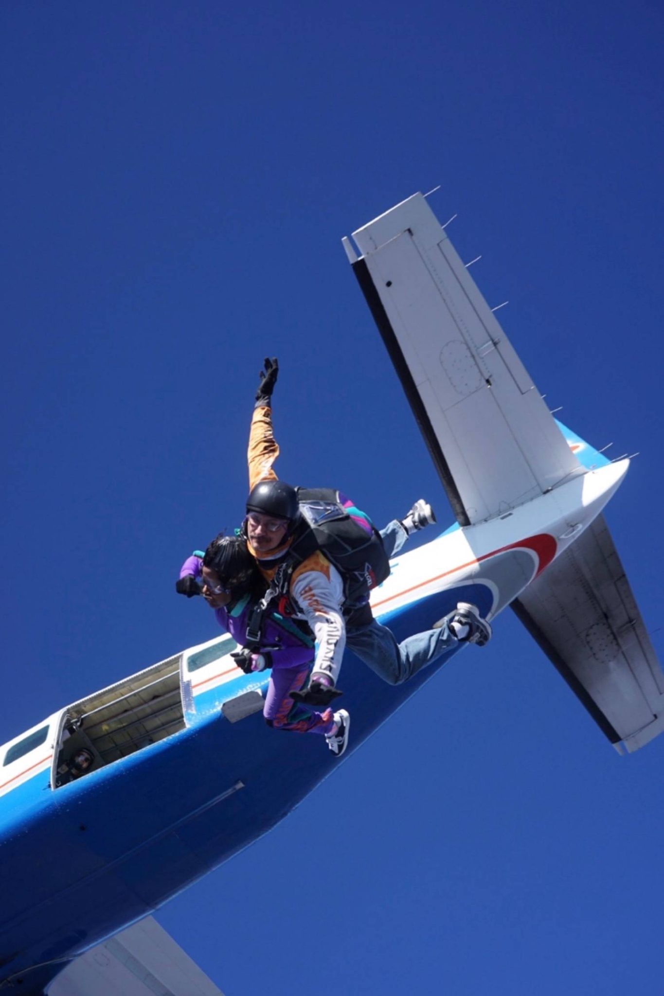 High-altitude skydiving